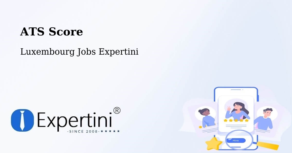 Resume ATS Score & Job Description Match Tool – Contern - Luxembourg Jobs Expertini