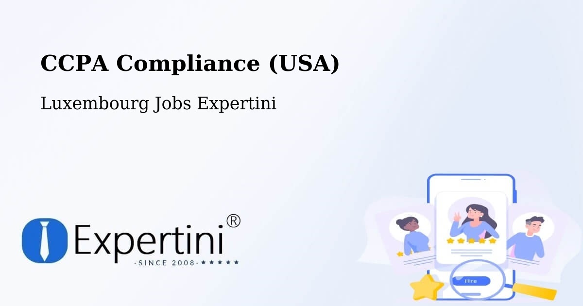 CCPA Privacy Rights & Compliance Notice – Contern - Luxembourg Jobs Expertini