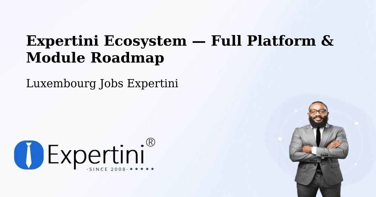 Expertini Ecosystem — Full Platform & Module Roadmap – Contern