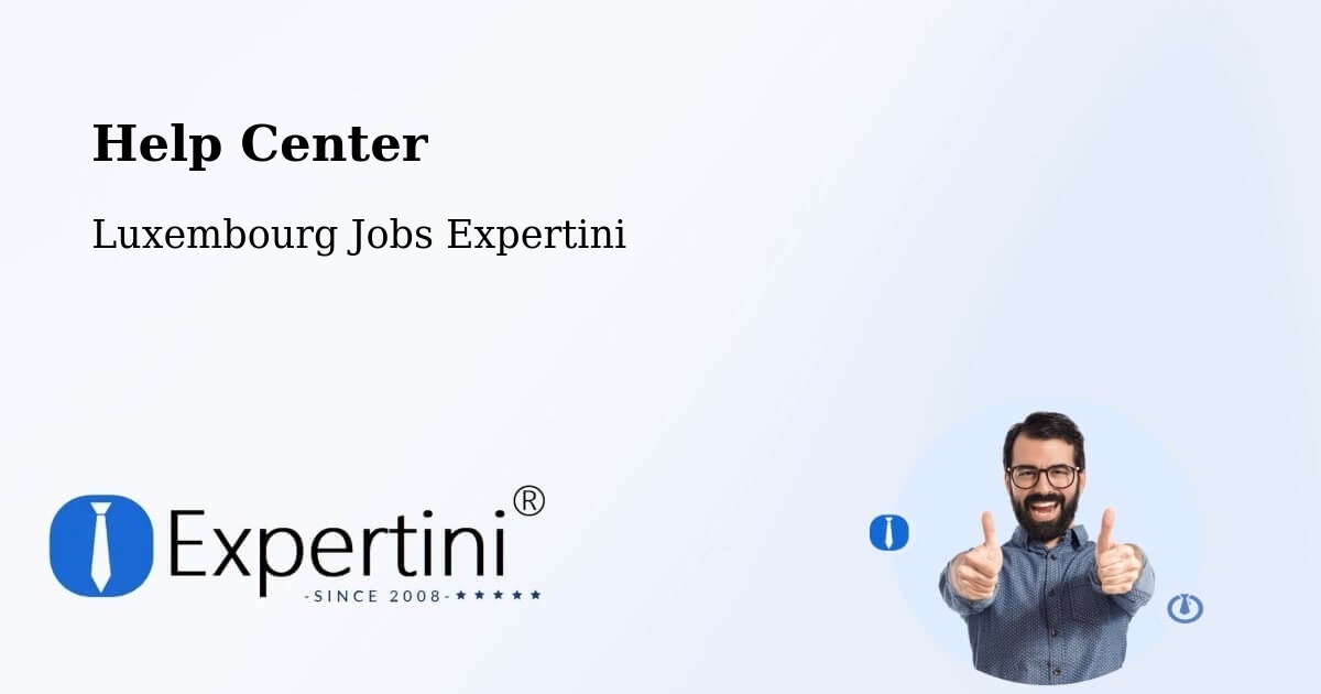 Help Center – Contern - Luxembourg Jobs Expertini