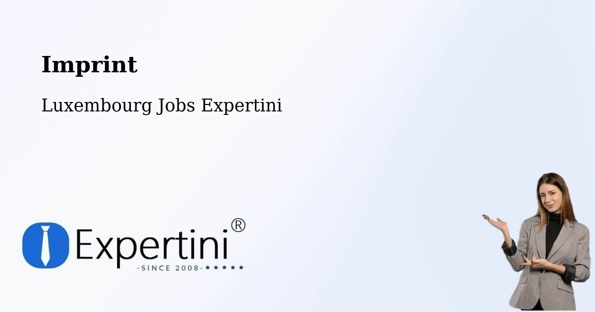Imprint – Contern - Luxembourg Jobs Expertini