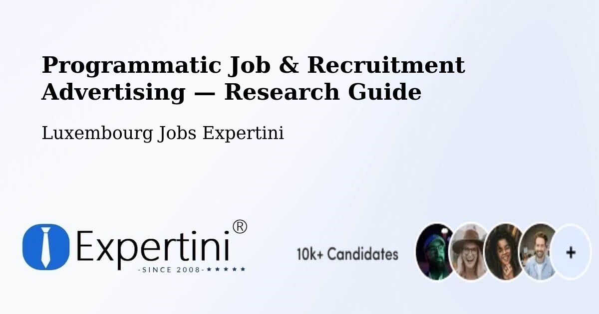 Programmatic Job & Recruitment Advertising — Research Guide – Contern