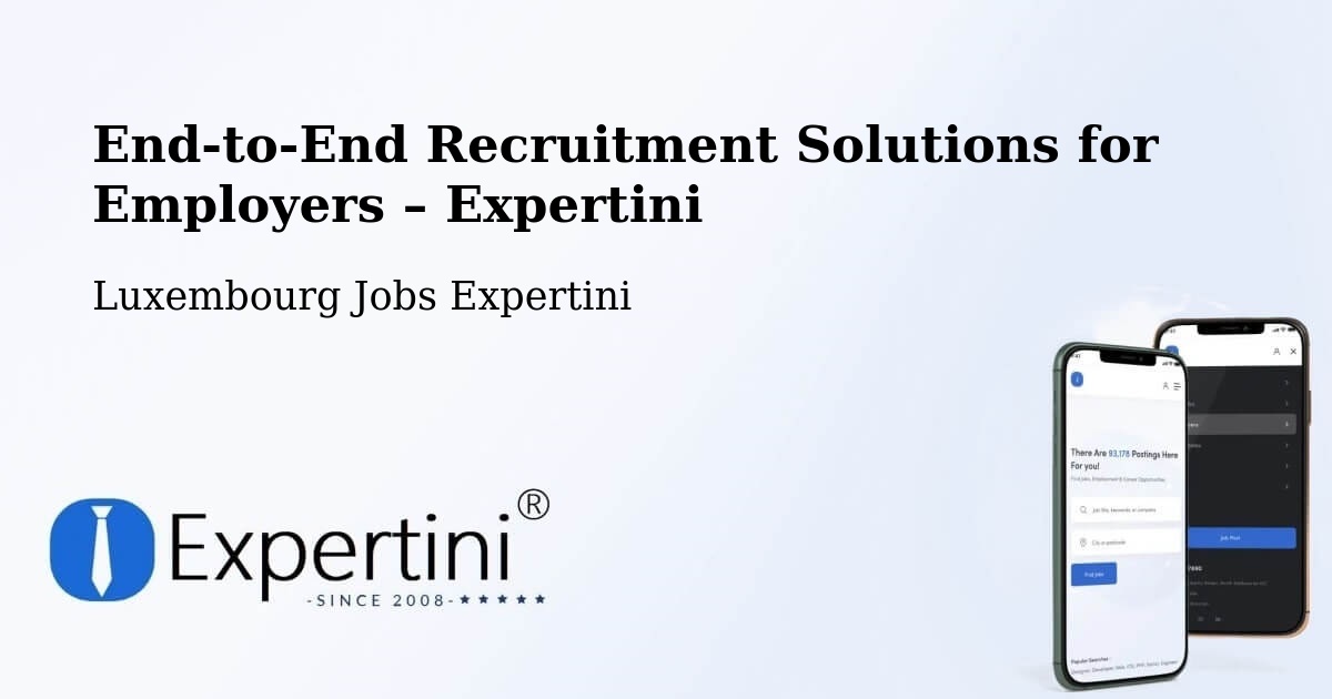Recruitment Solutions for Employers – Contern - Contern, Luxembourg Jobs Expertini
